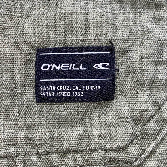 O'neill Green Sherpa Lined Bomber Jacket Women's size medium - Picture 5 of 8